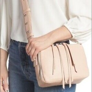 AllSaints Vincent Leather Crossbody Bag